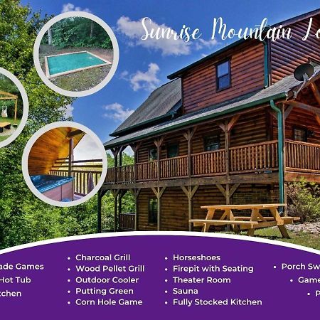 Fabulous Pet-Friendly, Family Cabin With Outdoor Kitchen, Hot Tub, Sauna, Fireplace, Theater Room, Arcade, Pool Table, And Fire Pit Within Minuties Of Dollywood Sevierville Bagian luar foto